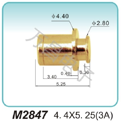 M2847 4.4X5.25(3A)Double-head Pogo Pin Processing