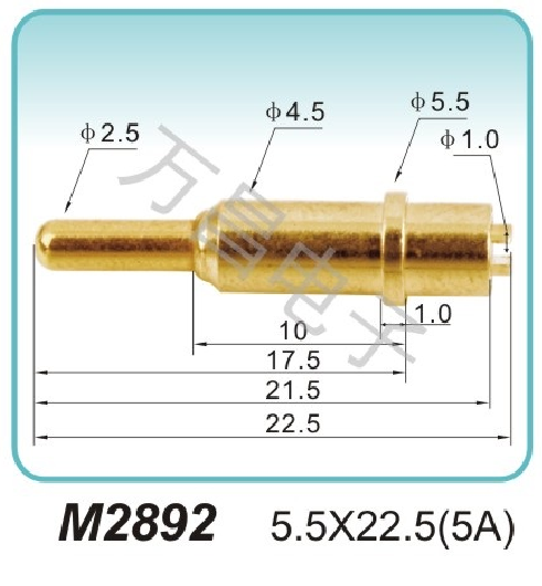 M2892 5.5x22.5(5A)Dip Pogo Pin Production