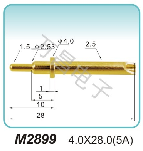 M2899 4.0X28.0(5A)Dip Pogo Pin Merchant