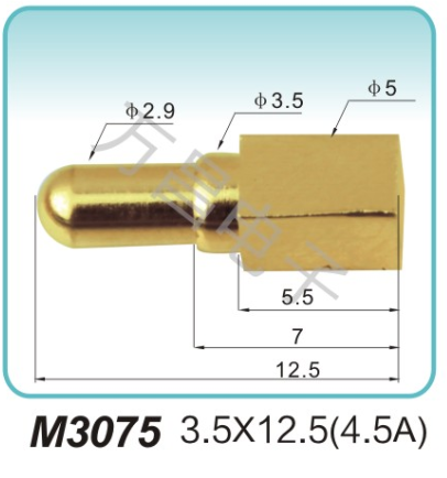 M3075 3.5X12.5(4.5A)High current spring needle Direct sales