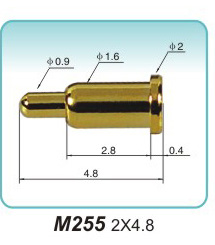 Spring contact pin