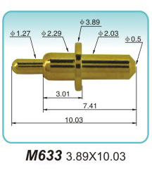 Electronic spring contacts M6333.89X10.03