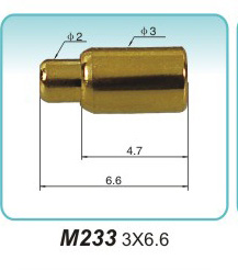 Spring contact pin