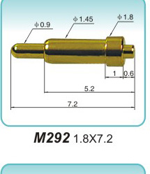 Spring contact pin