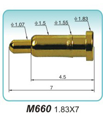 Probe connector M660 1.83X7