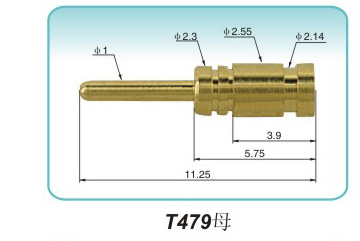 Pin type T479 pogopin pogopin connector Thimble connector magnetic pogo pin connector